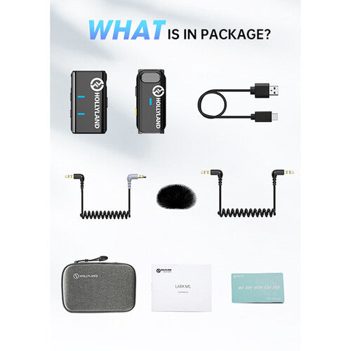 Hollyland LARK M1 SOLO Wireless Microphone System (2.4 GHz) Hollyland LARK M1 SOLO Wireless Microphone System (2.4 GHz)